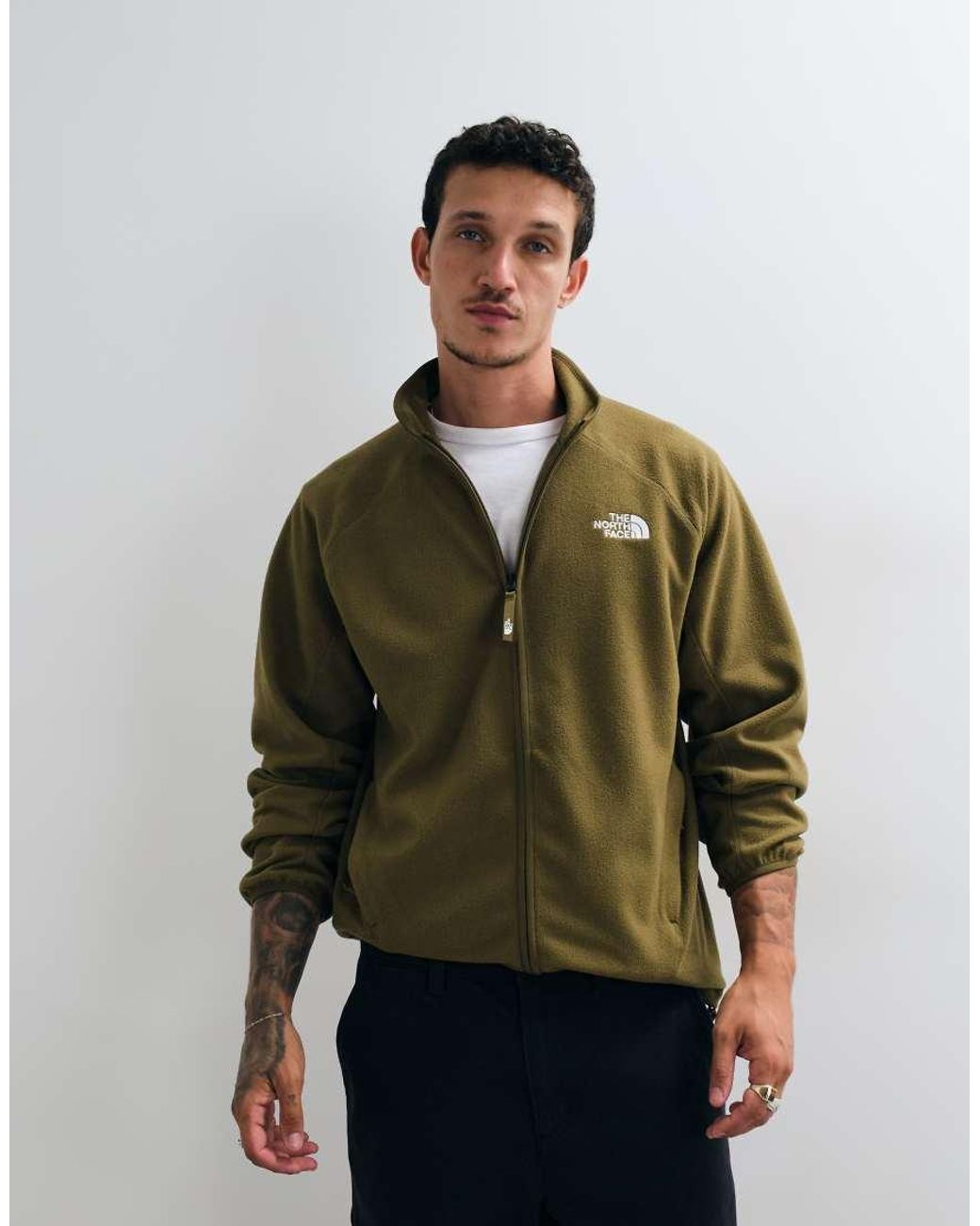 The North Face Green Oxara Full Zip Fleece for men