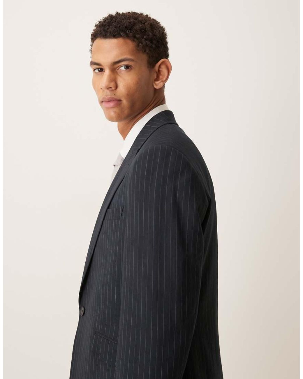 ASOS Blue Slim Suit Jacket for men