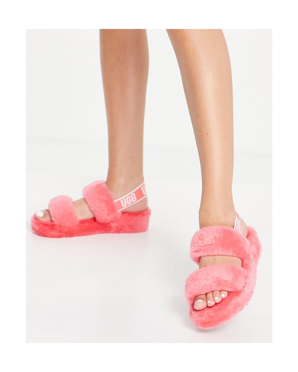 double strap ugg slides