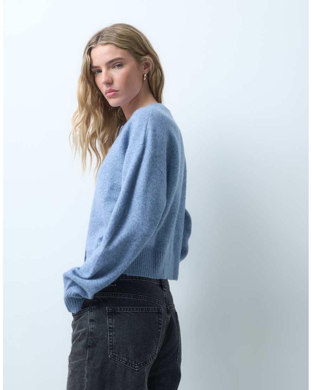 JJXX Blue Knitted Cardigan
