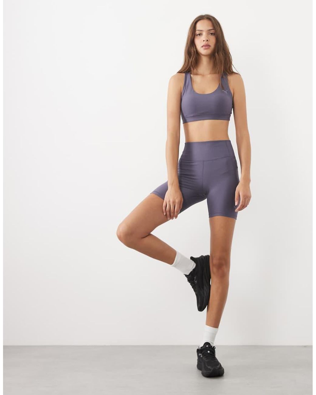 PUMA Blue Cloudspun 6" Short Tights