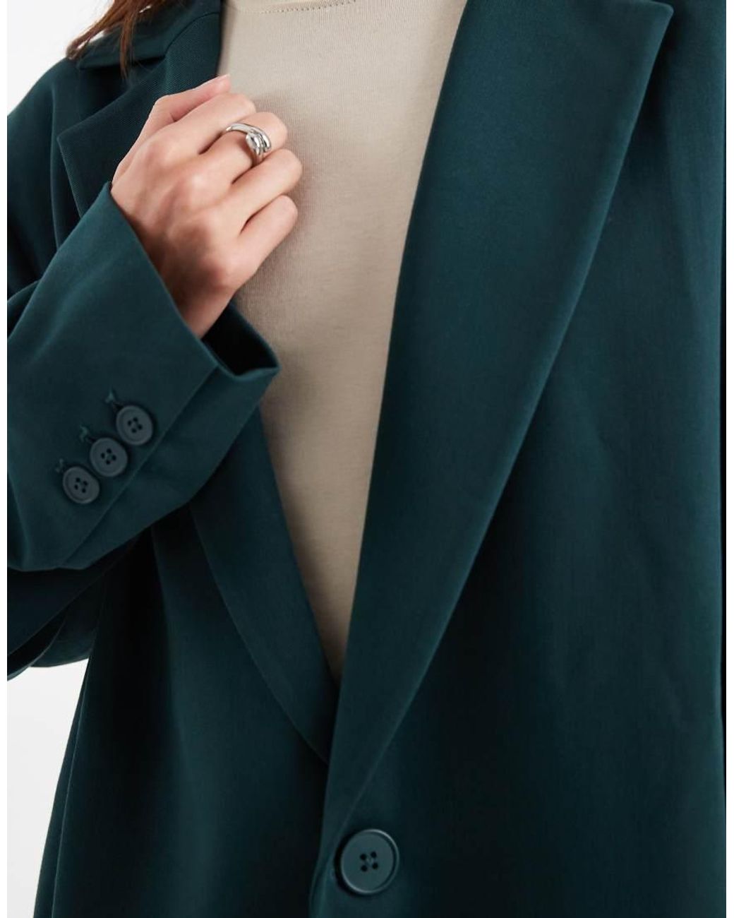 Collusion Blue Unisex Oversized Blazer Co-ord
