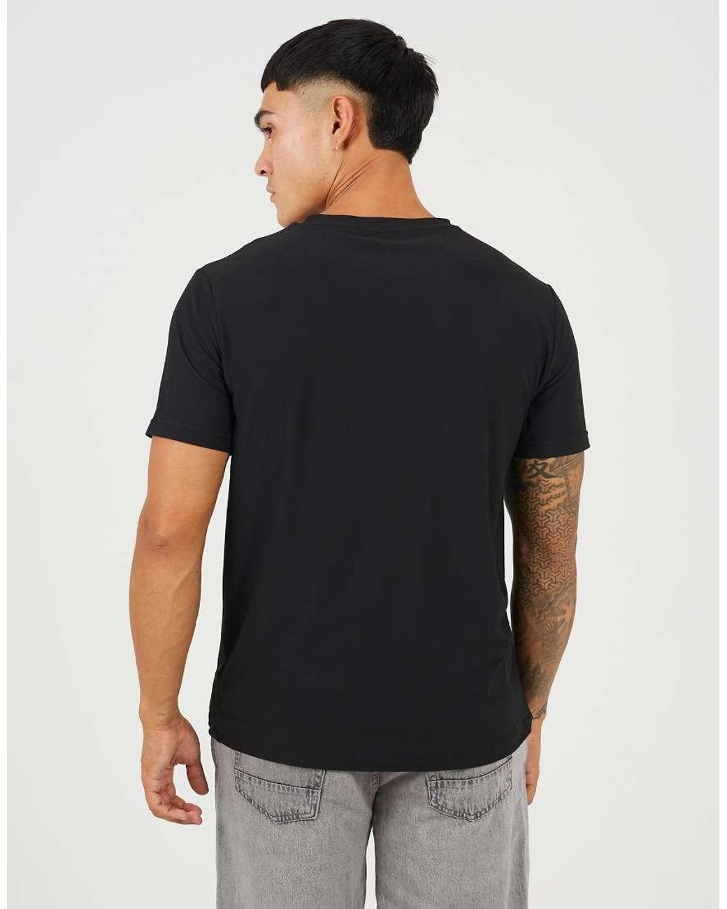 Brave Soul Blue Classic Crew Neck T-Shirt for men