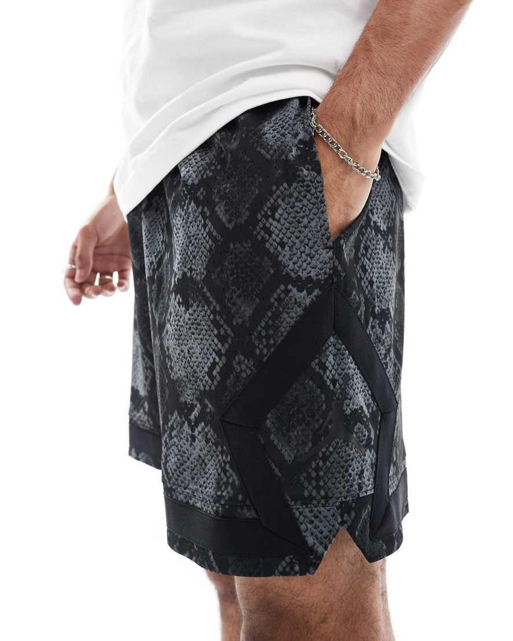 snake print nike shorts