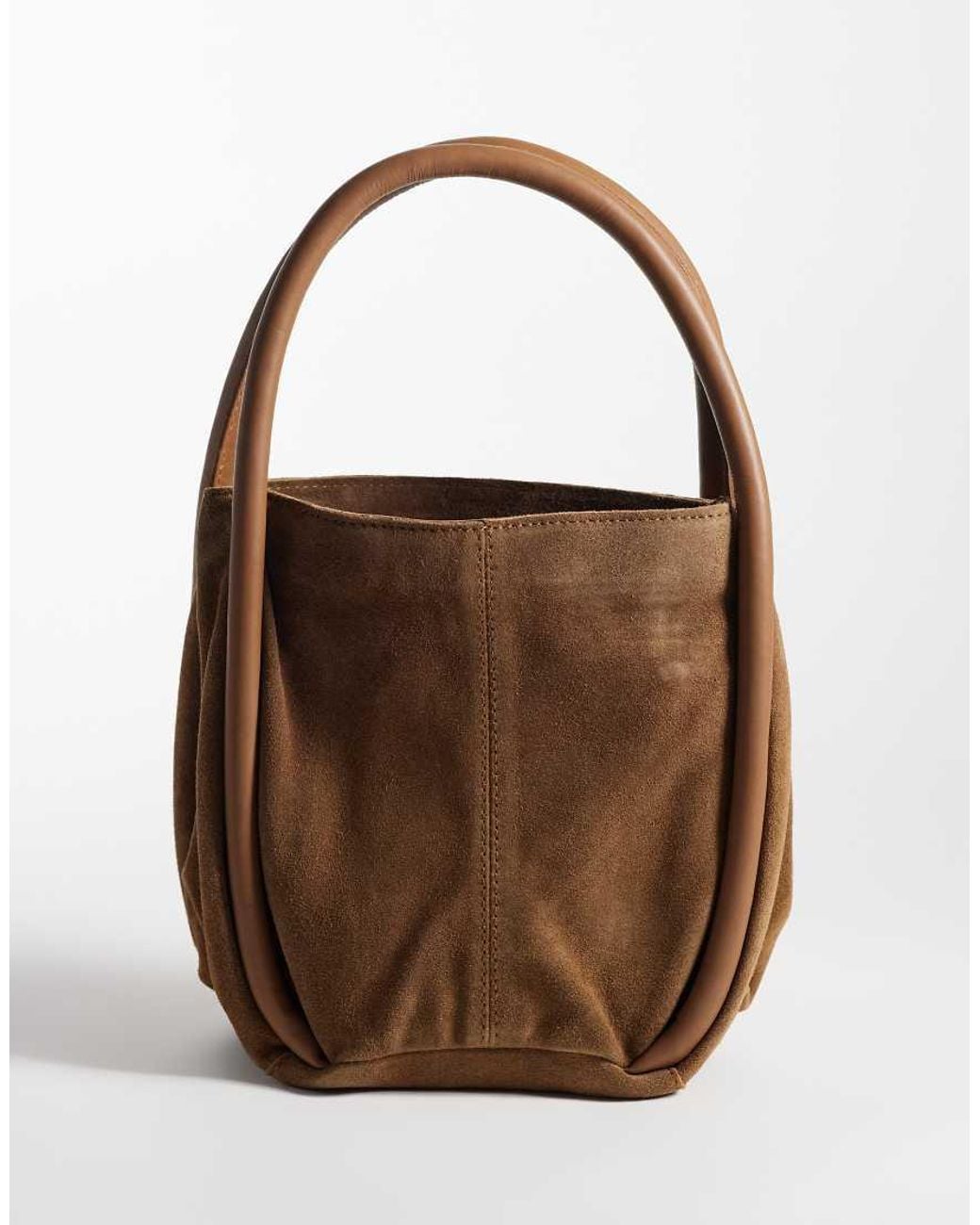Free People Brown Barlow Bucket Bag