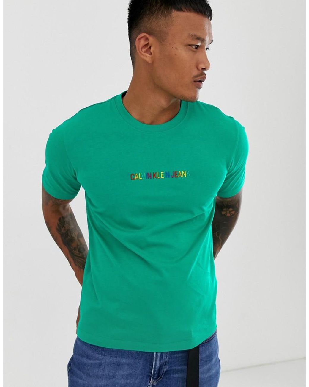 calvin klein pride t shirt
