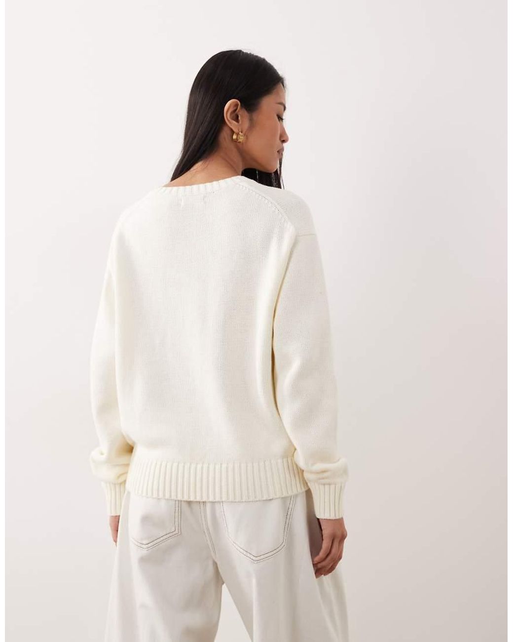 Polo Ralph Lauren Natural Bear Cotton Jumper
