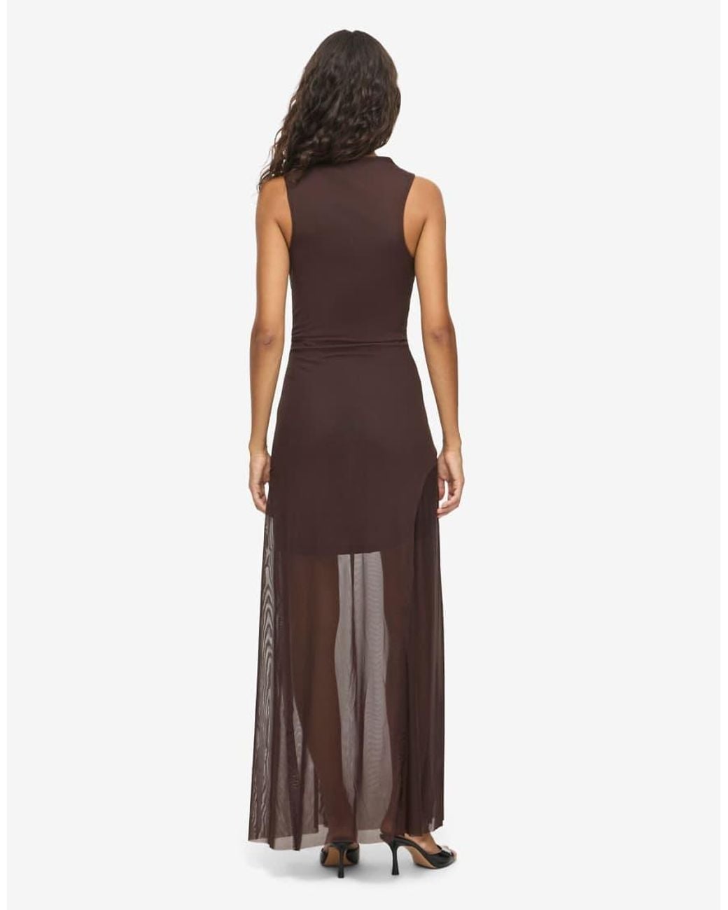 Noisy May Brown Sleeveless Dress