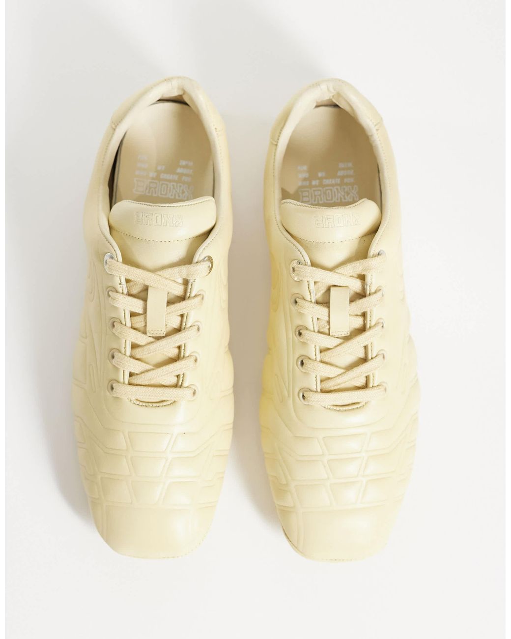 Bronx Natural Mad-dox Square Toe Trainers