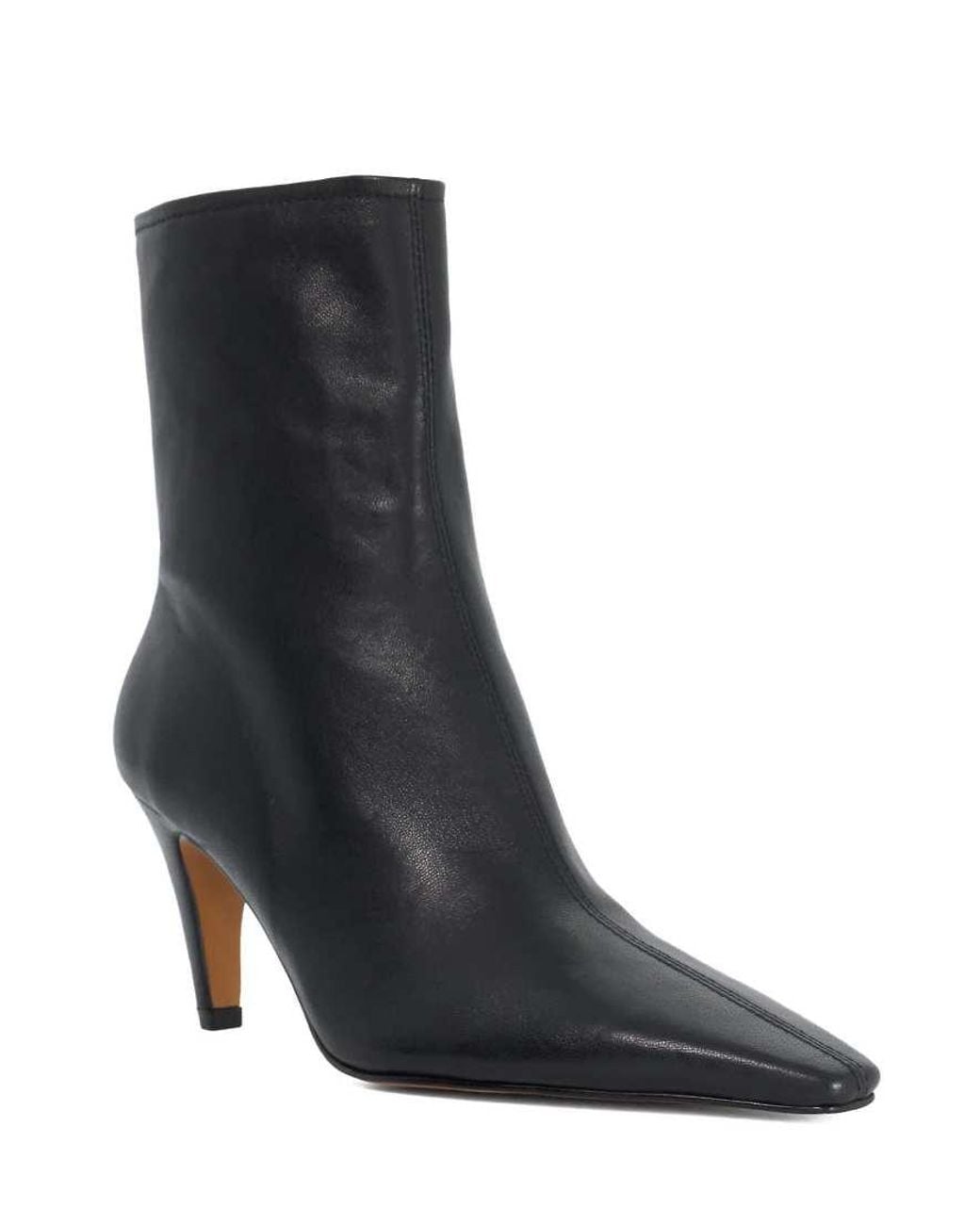 Dune Black Overt Ankle Boots