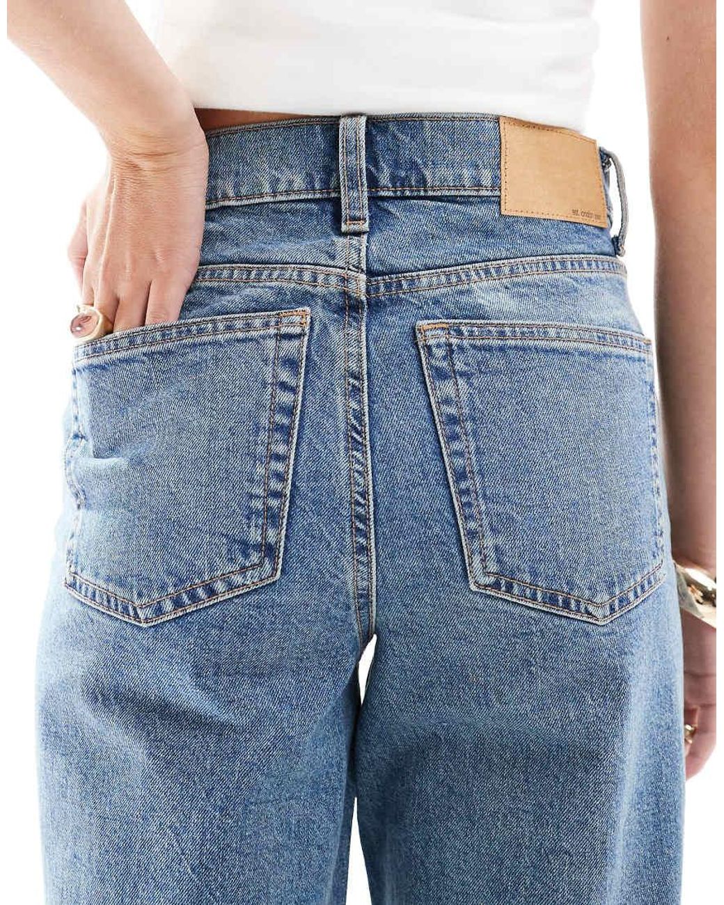 ASOS Blue Comfort Stretch Straight Leg Jeans