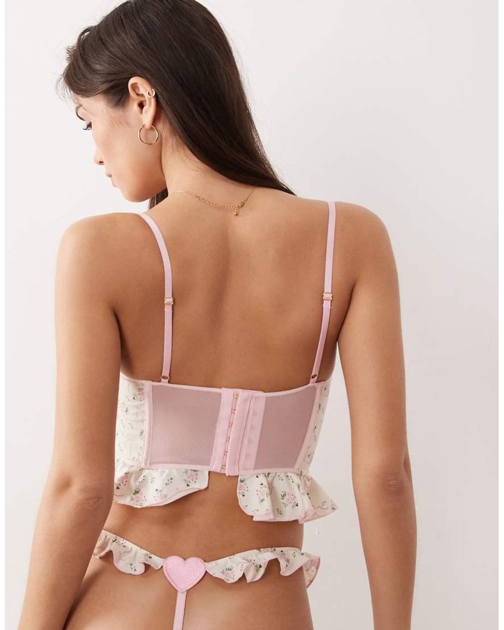 Wild Lovers Multicolor Scarlett Ditsy Floral Corset