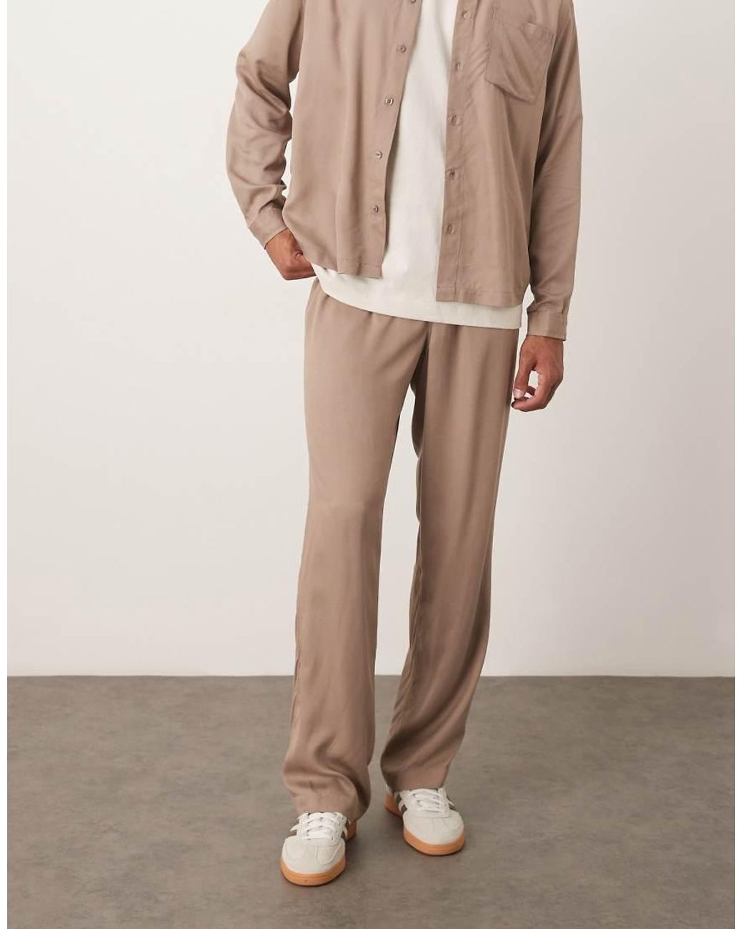 ASOS Natural baggy Pants for men