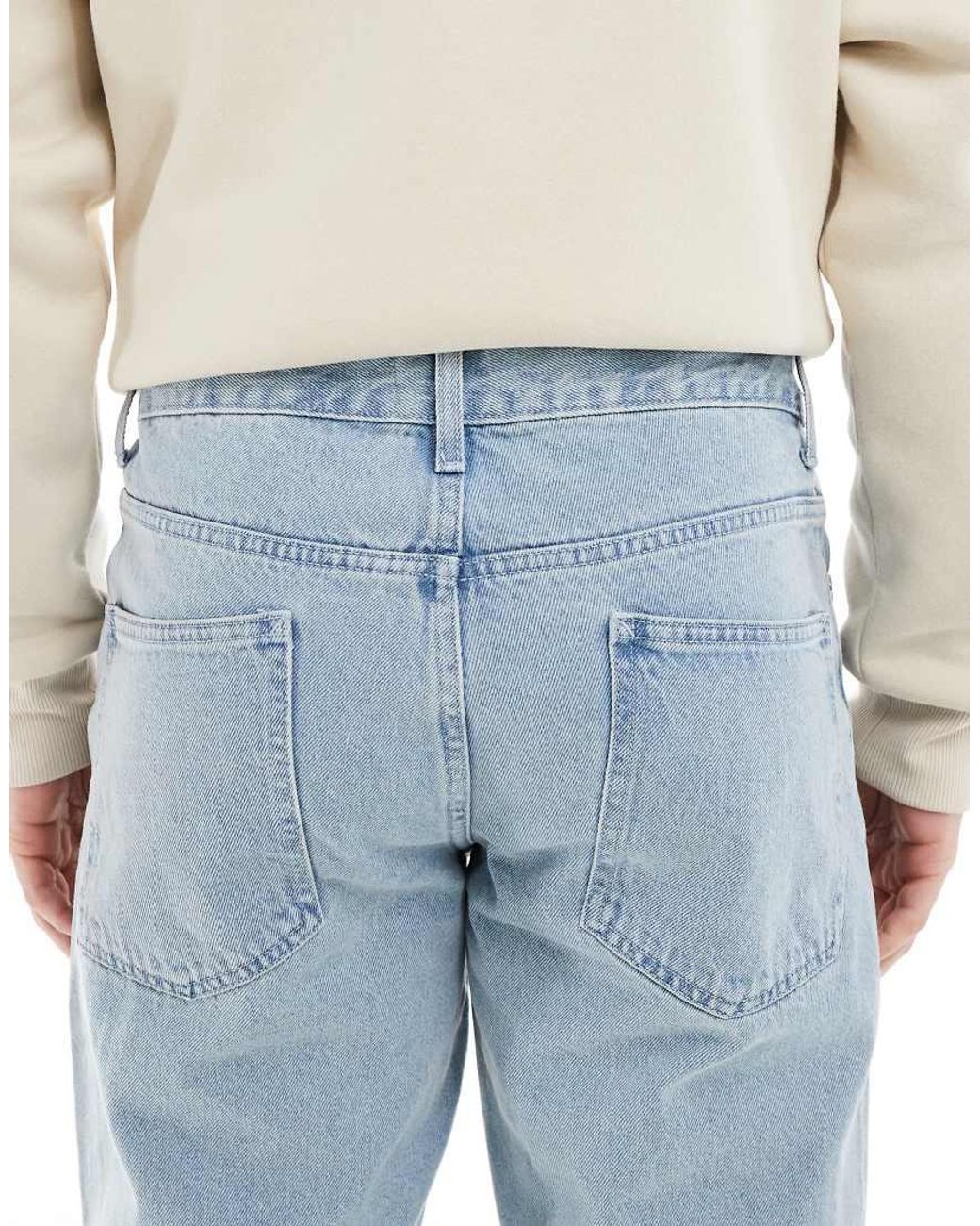 ASOS White Tapered Jeans for men