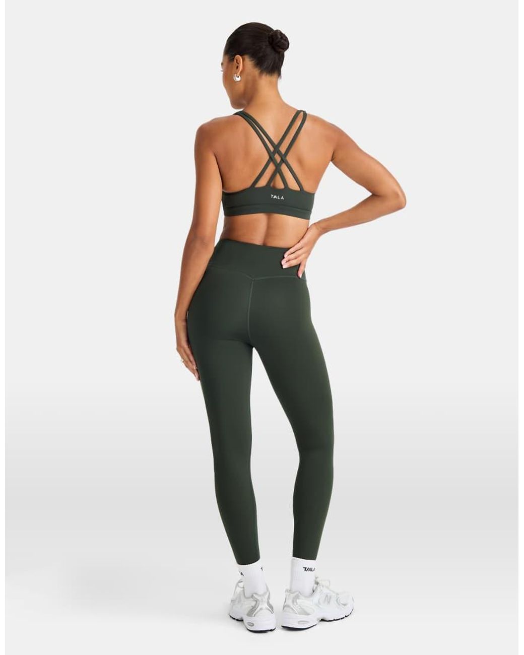 Tala Gray Skinluxe Longline Tank Sports Bra