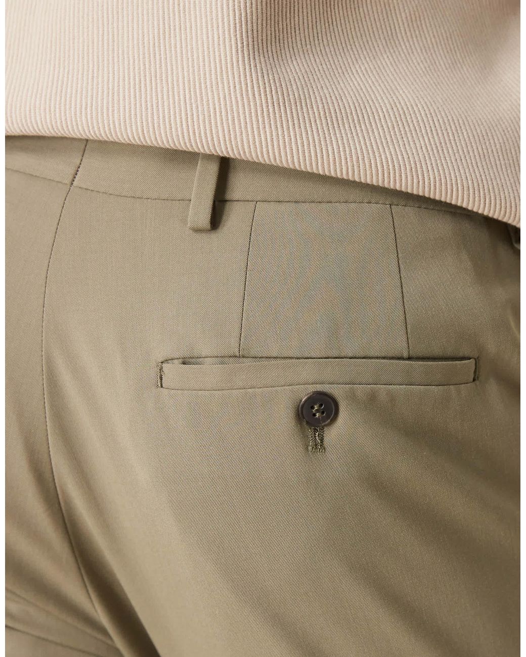 Pantalon SELECTED pour homme en coloris Natural
