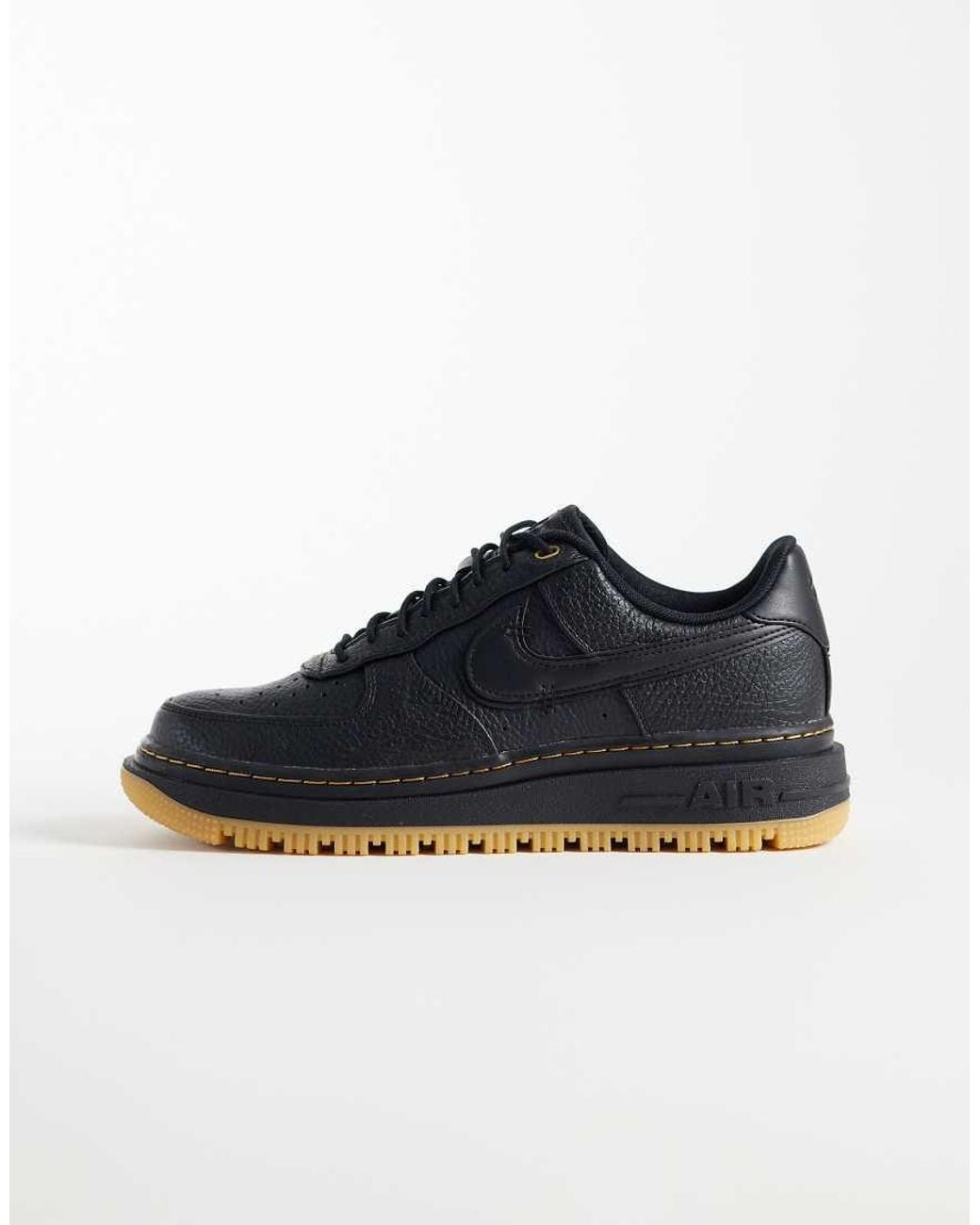 Nike Blue Air Force 1 Luxe Trainers With Chunky Gum Sole for men
