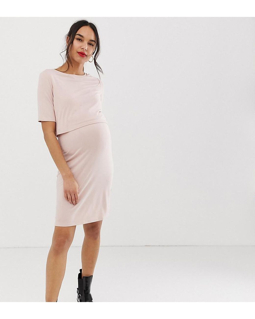 new look ax paris suede dress