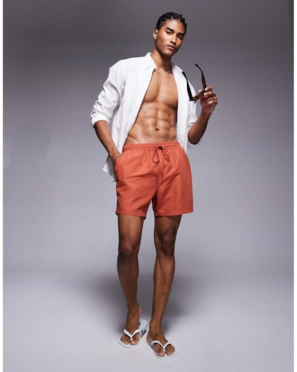 South Beach Red Swimshort for men