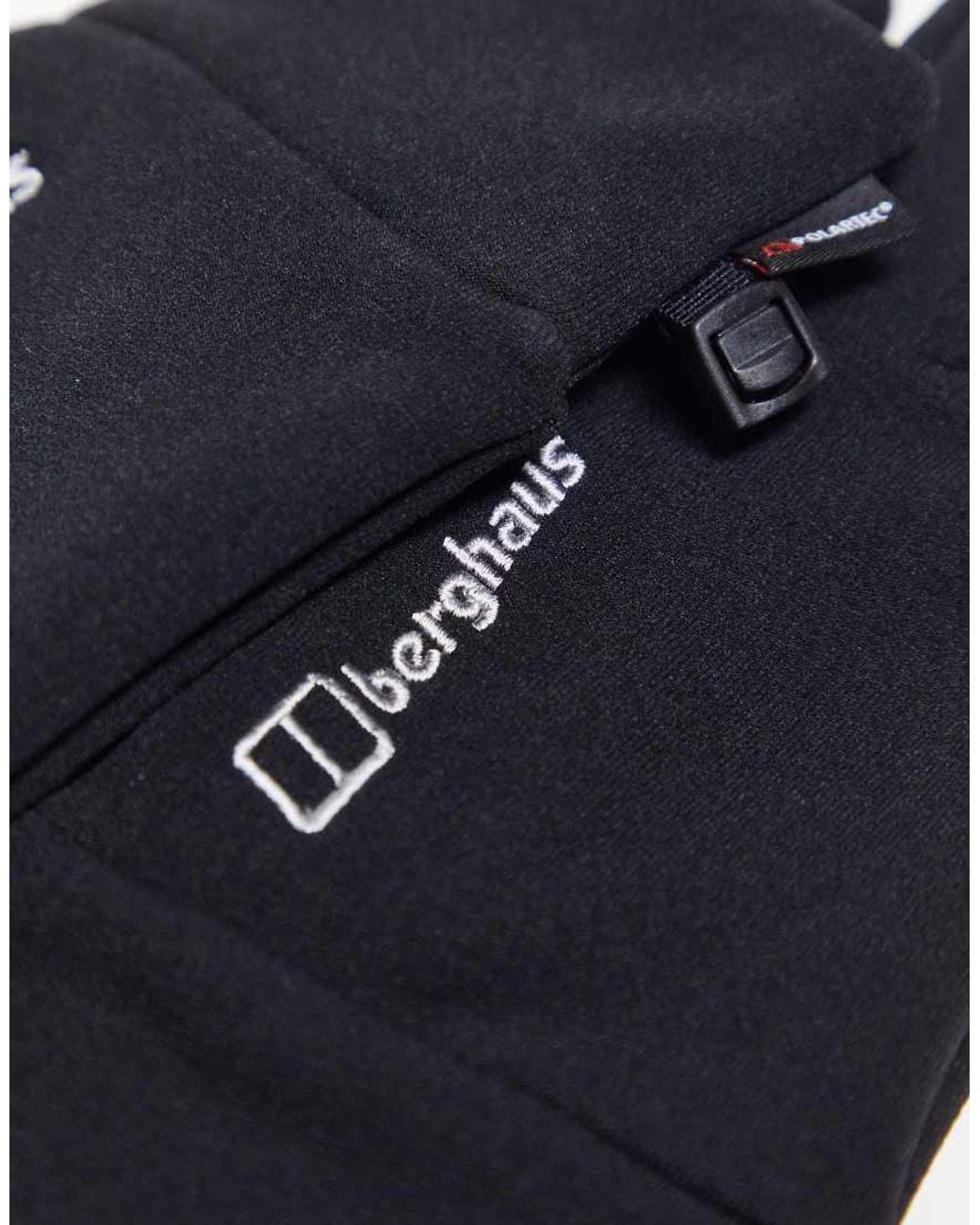 Berghaus Black Interact Touch Screen Gloves