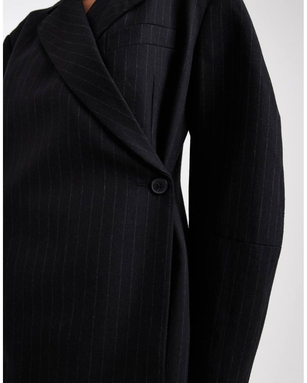 ASOS Black Extreme Wrap Blazer