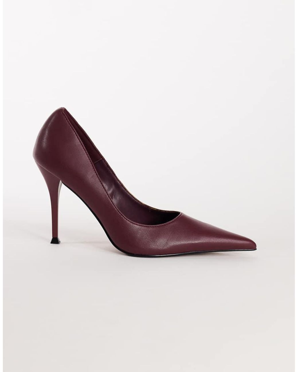 TOPSHOP Purple Alexander High Heel Court Shoe