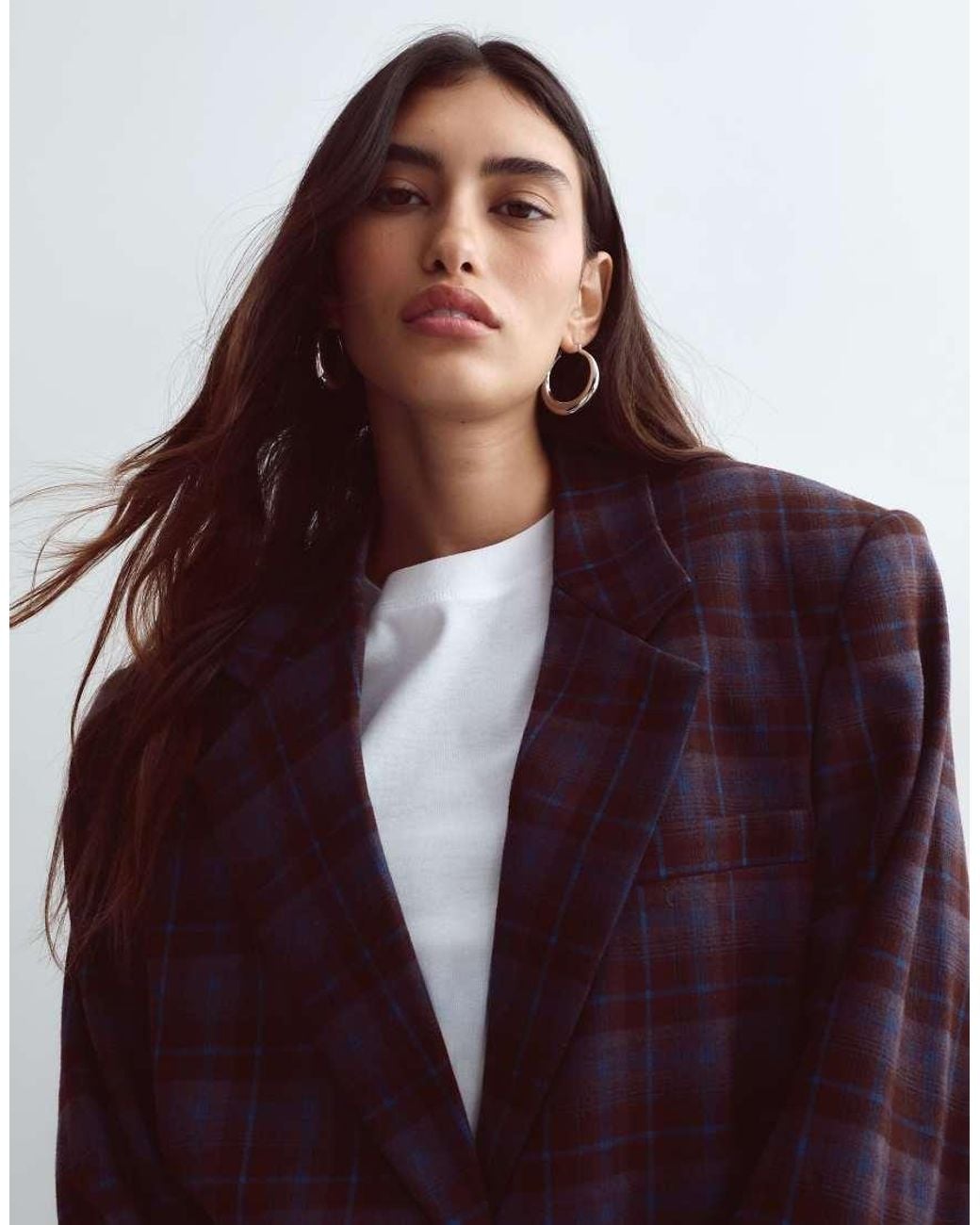 ARRANGE Multicolor Oversized Single Breasted Blazer Co-Ord