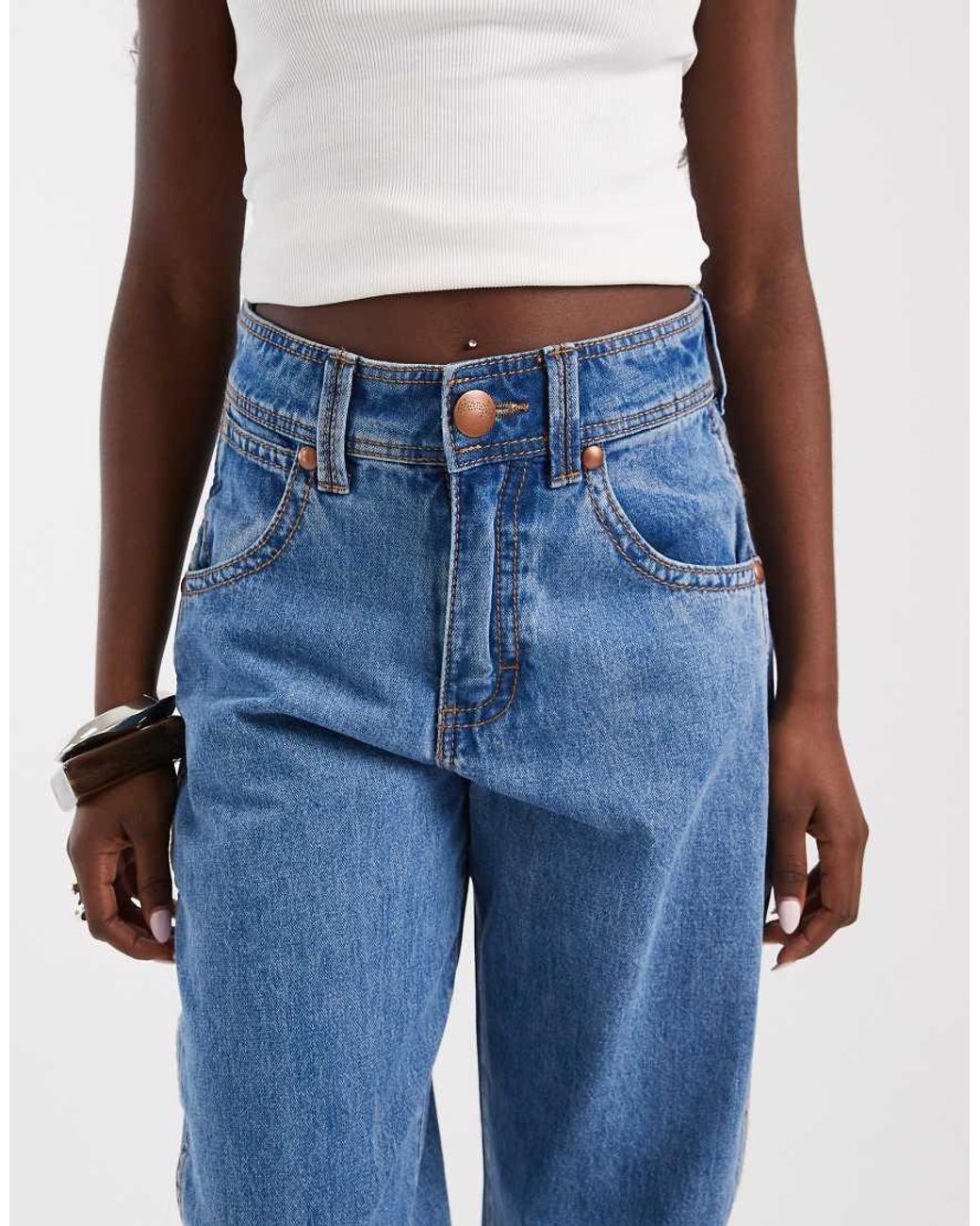 Wrangler Blue Super Barrel Jeans