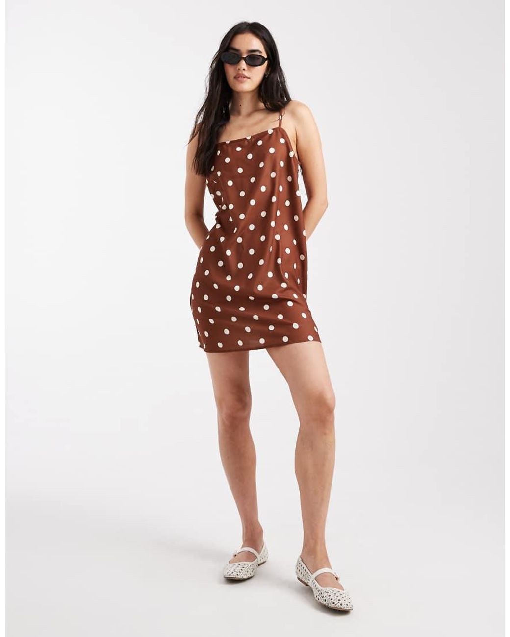 Vero Moda Multicolor Linen Touch Throw On Mini Dress