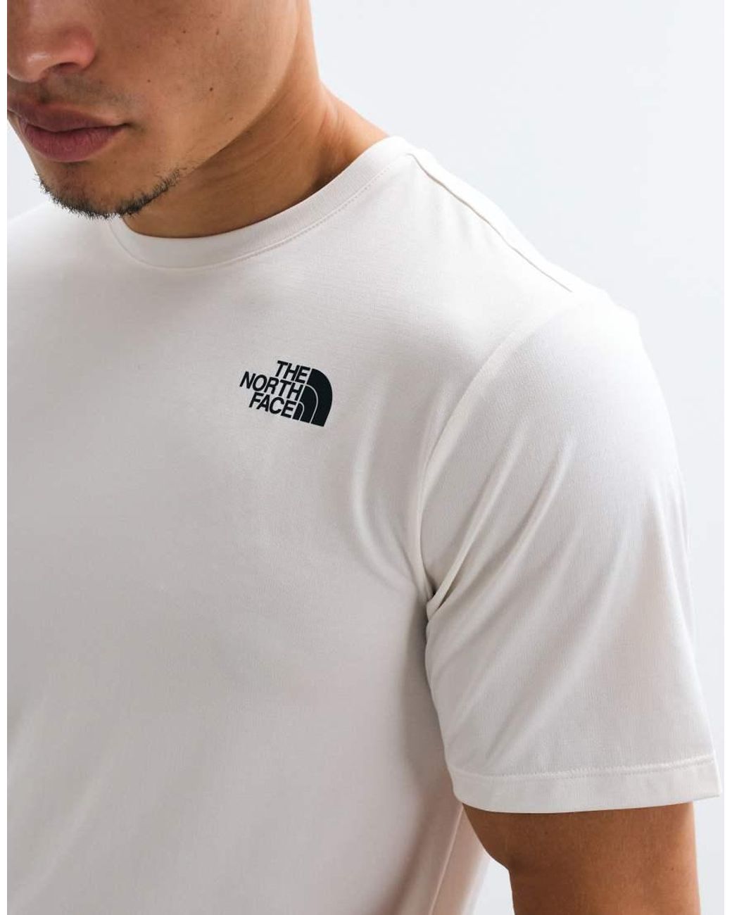 The North Face White Training 24/7 Logo T-shirt for men