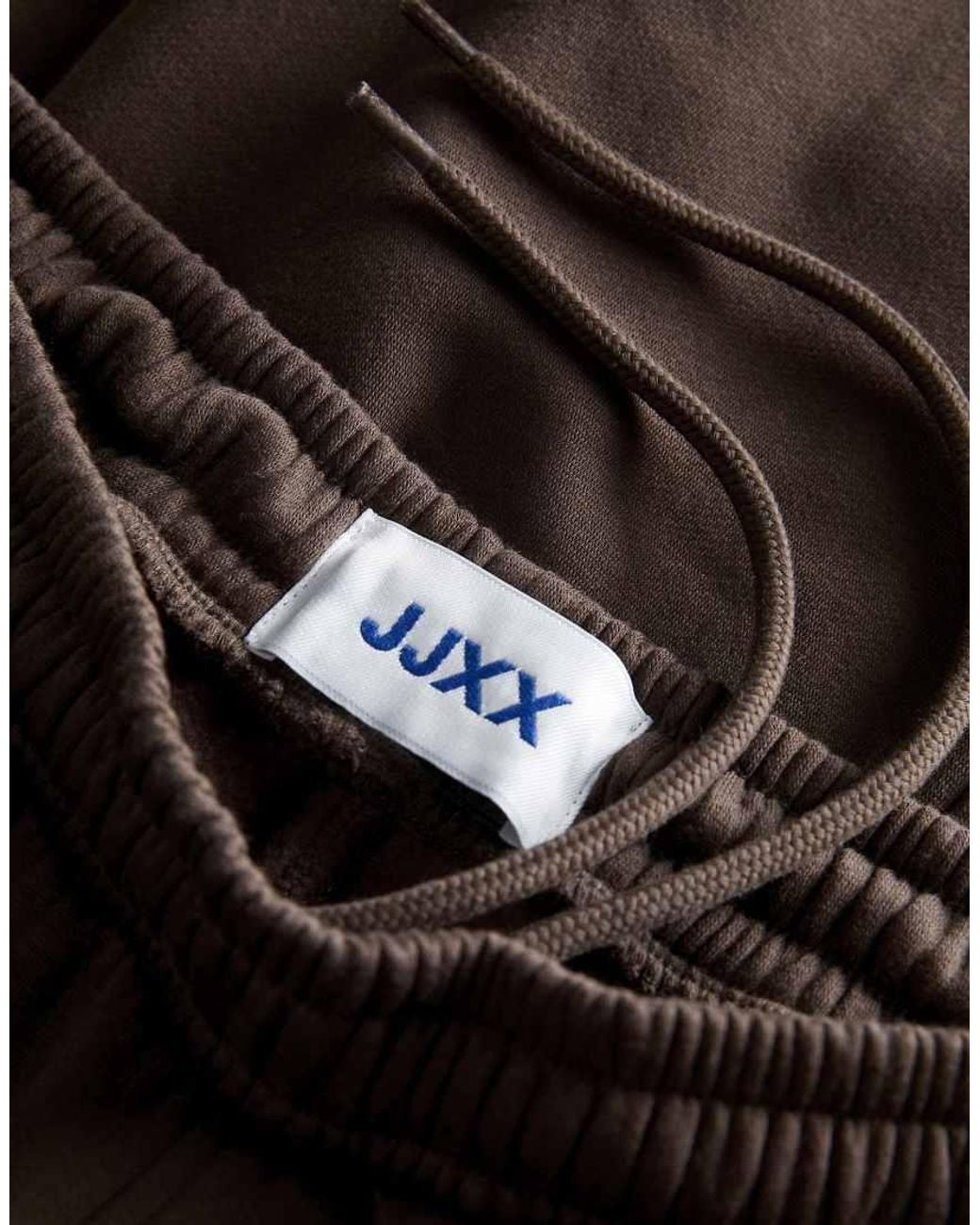 JJXX Brown Studio Fleece High Waist Loose Fit Sweatpants