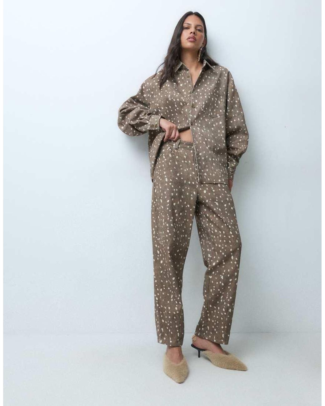 Sister Jane Multicolor Jasper Denim Mid Rise Straight Leg Jeans Co-Ord