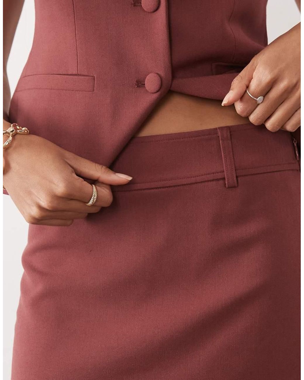 ASOS Tailored Wrap Mini Skort