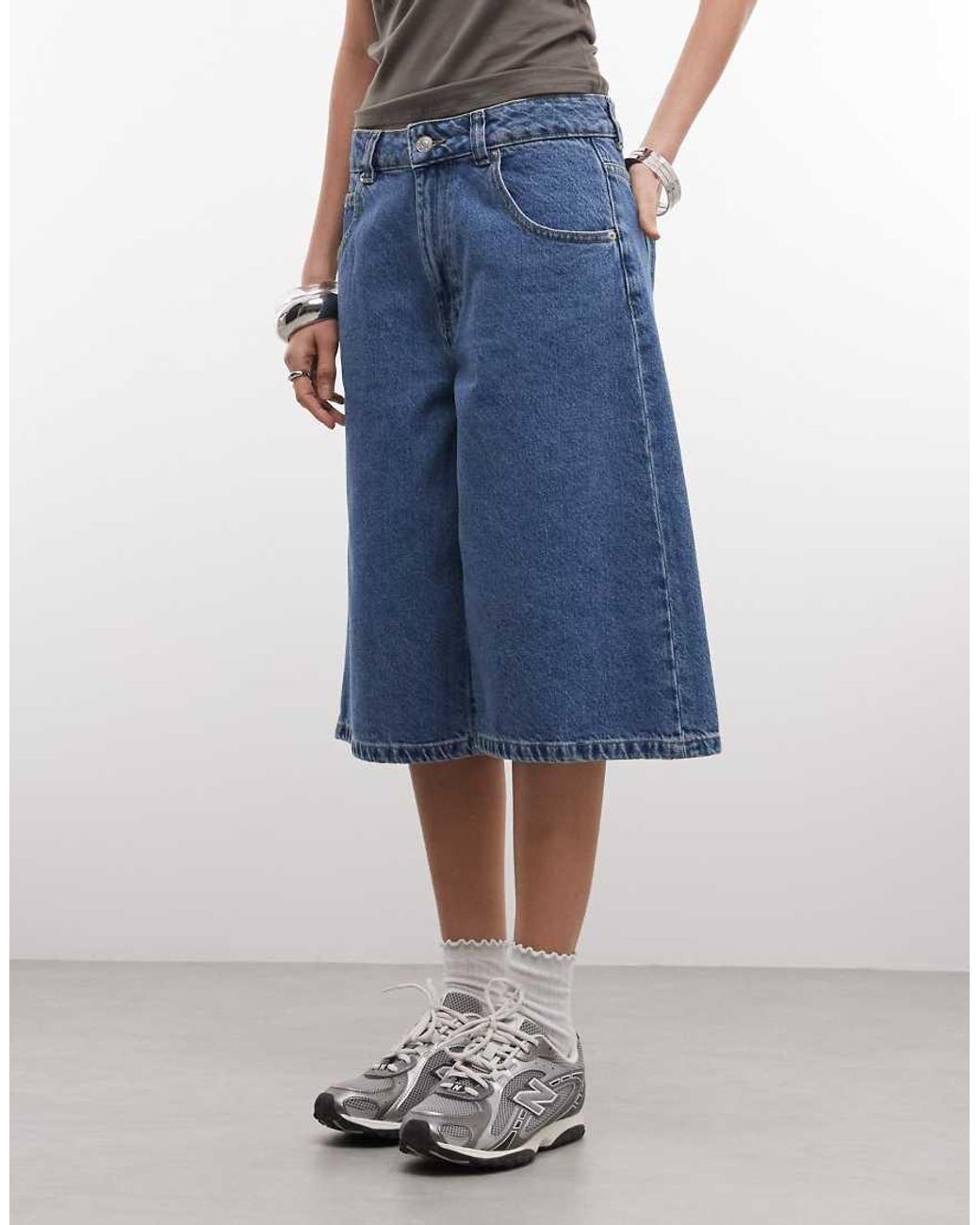 ASOS Blue Longer Bermuda Short