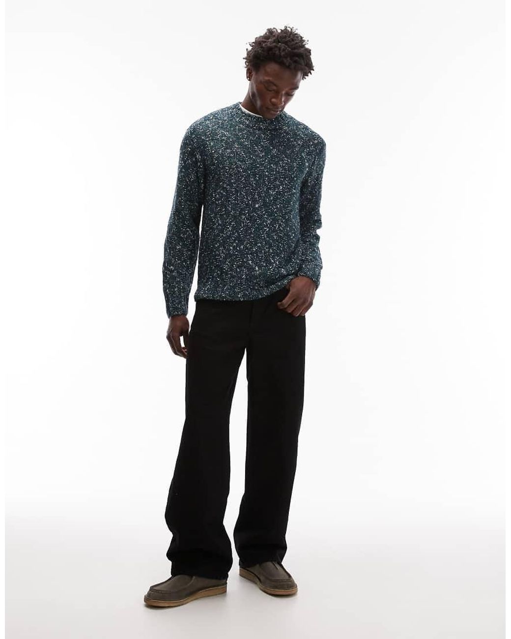 Carhartt Blue Kyloe Knitted Jumper