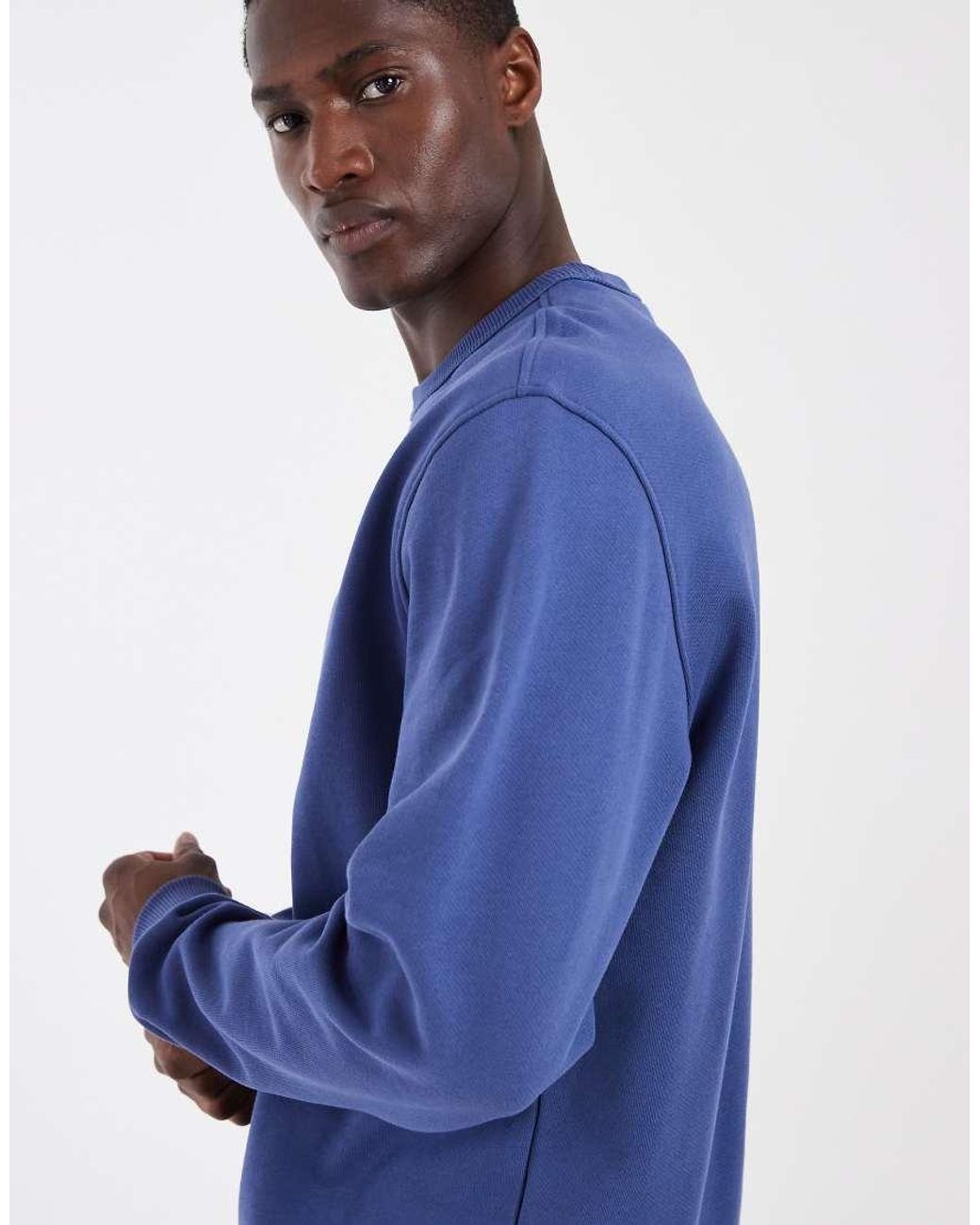 Tommy Hilfiger Blue Badge Logo Sweatshirt for men