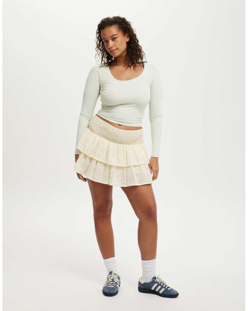 Cotton On Natural Sunday Scoop Long Sleeve