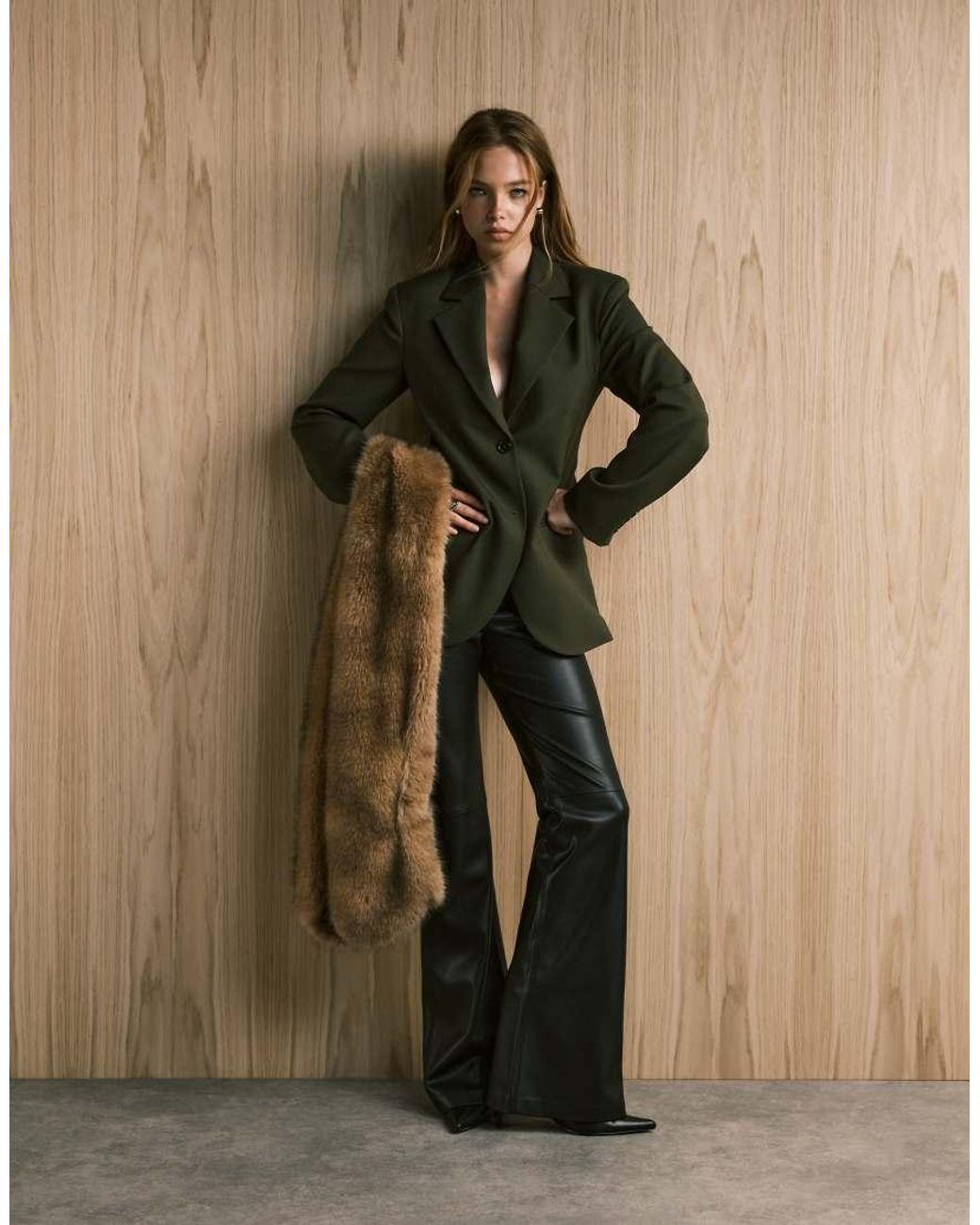 ARKET Green Pure Wool Blazer
