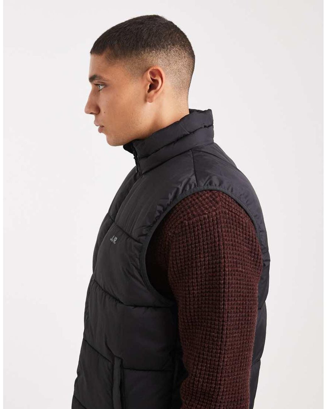 JJ Rebel Blue Puffer Gilet for men