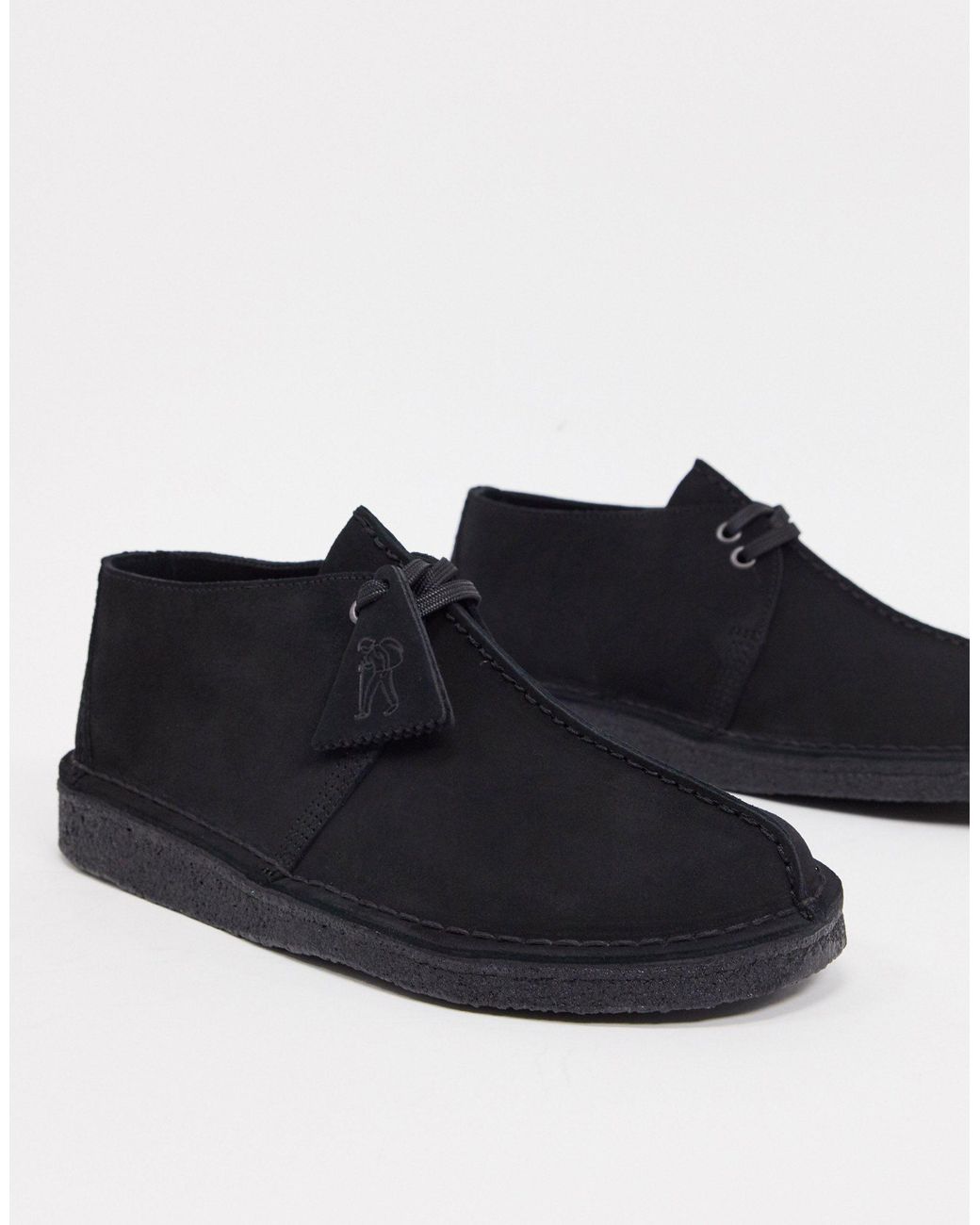 Clarks Suède Desert Trek - Suède Schoenen in het Zwart voor heren - Bespaar  55% - Lyst