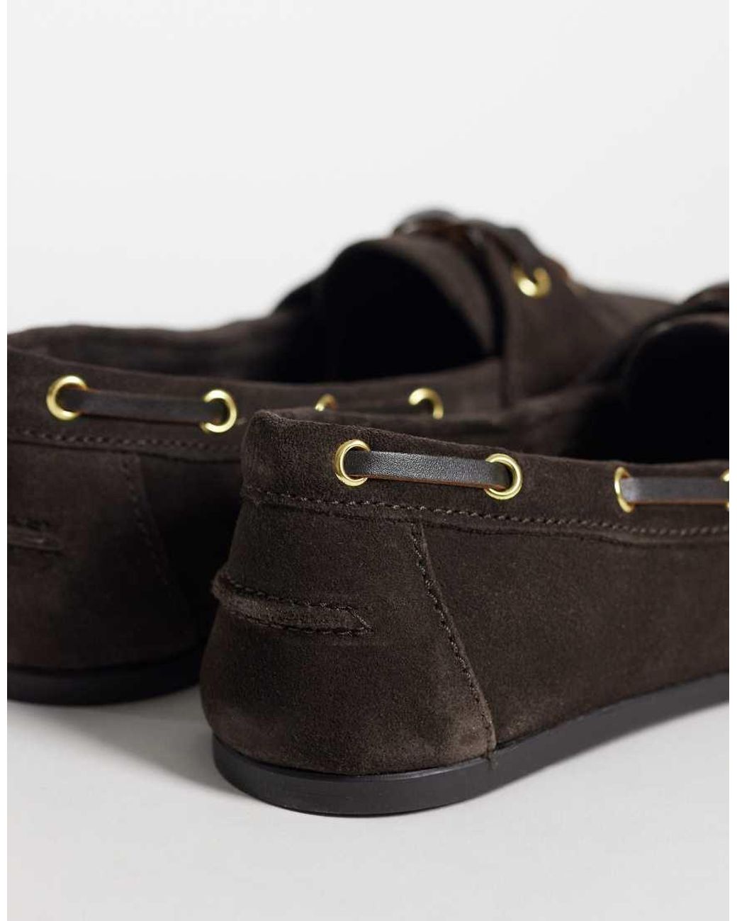 Mango Brown 100% Leather Boat Shoe