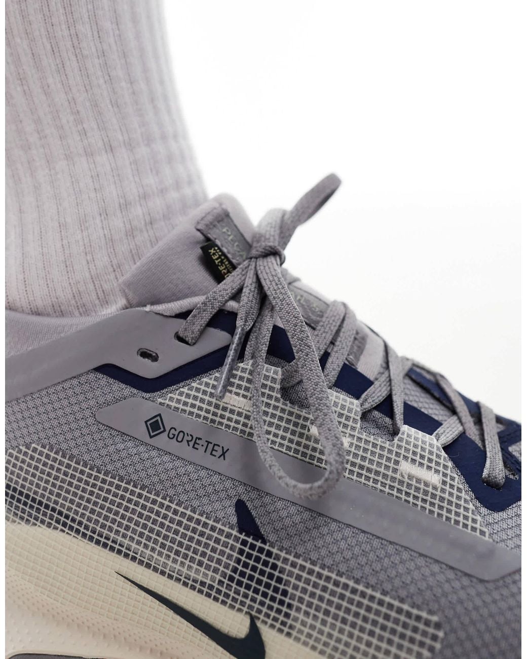 Nike Gray Reactx Pegasus Trail 5 Gore-Tex Trainers for men