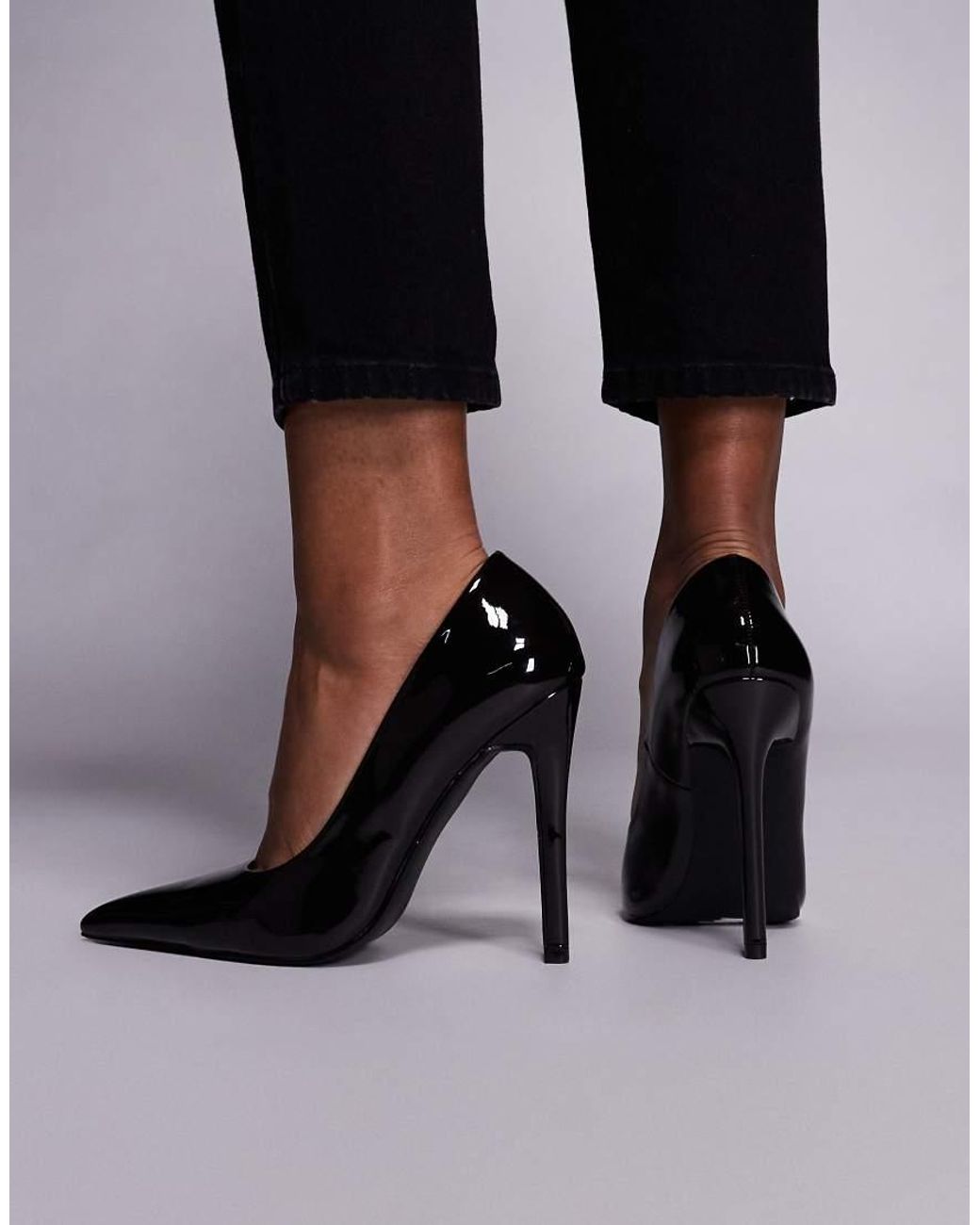 SIMMI Black Simmi London Alez Heeled Pumps