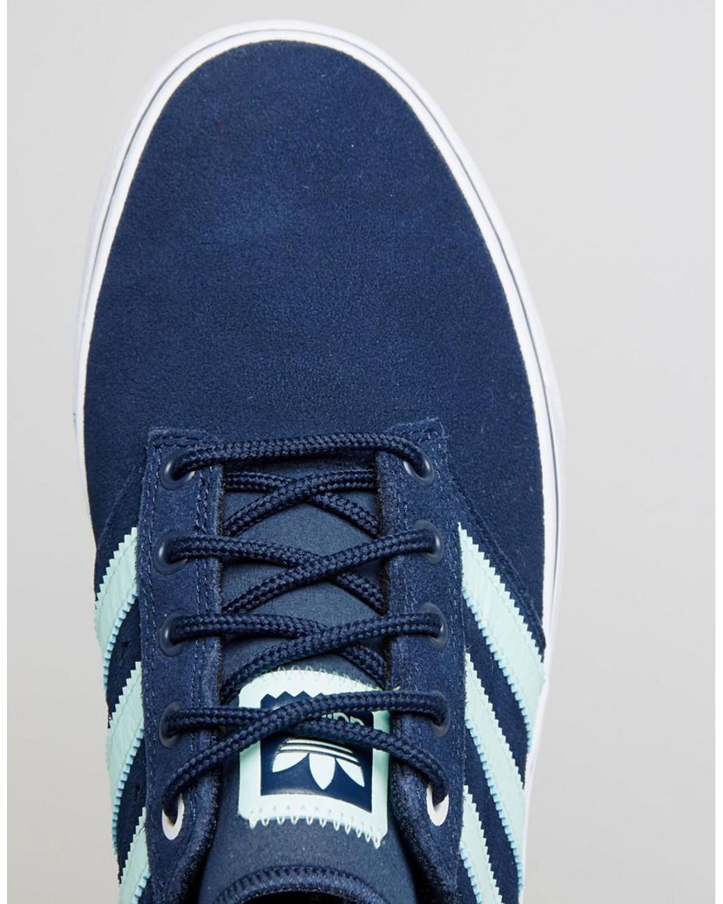 adidas Originals Canvas Seeley Premiere Sneakers In Navy B27766 in Blue for  Men | Lyst