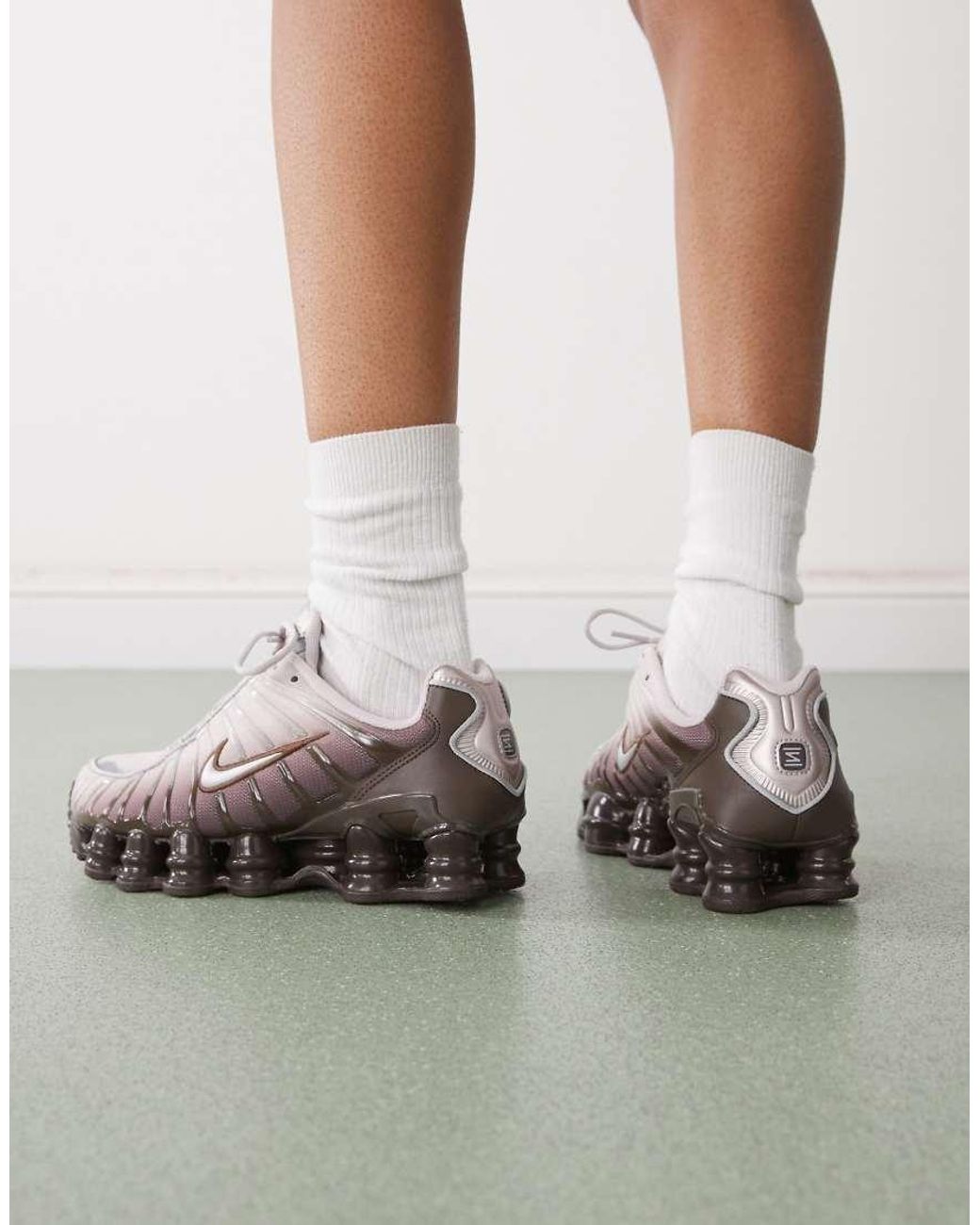 Nike Brown Shox Tl Trainers