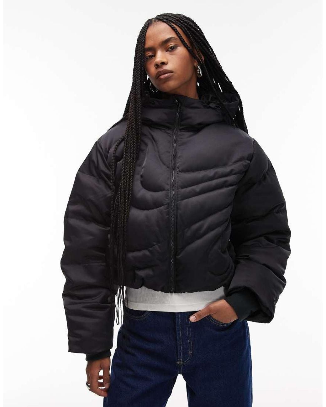 Nike Blue Swoosh Down Puffer