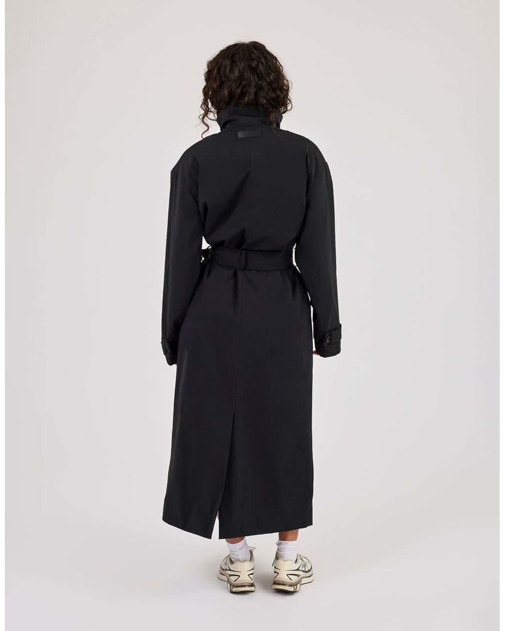 CERNUCCI Blue Nylon Trench Coat