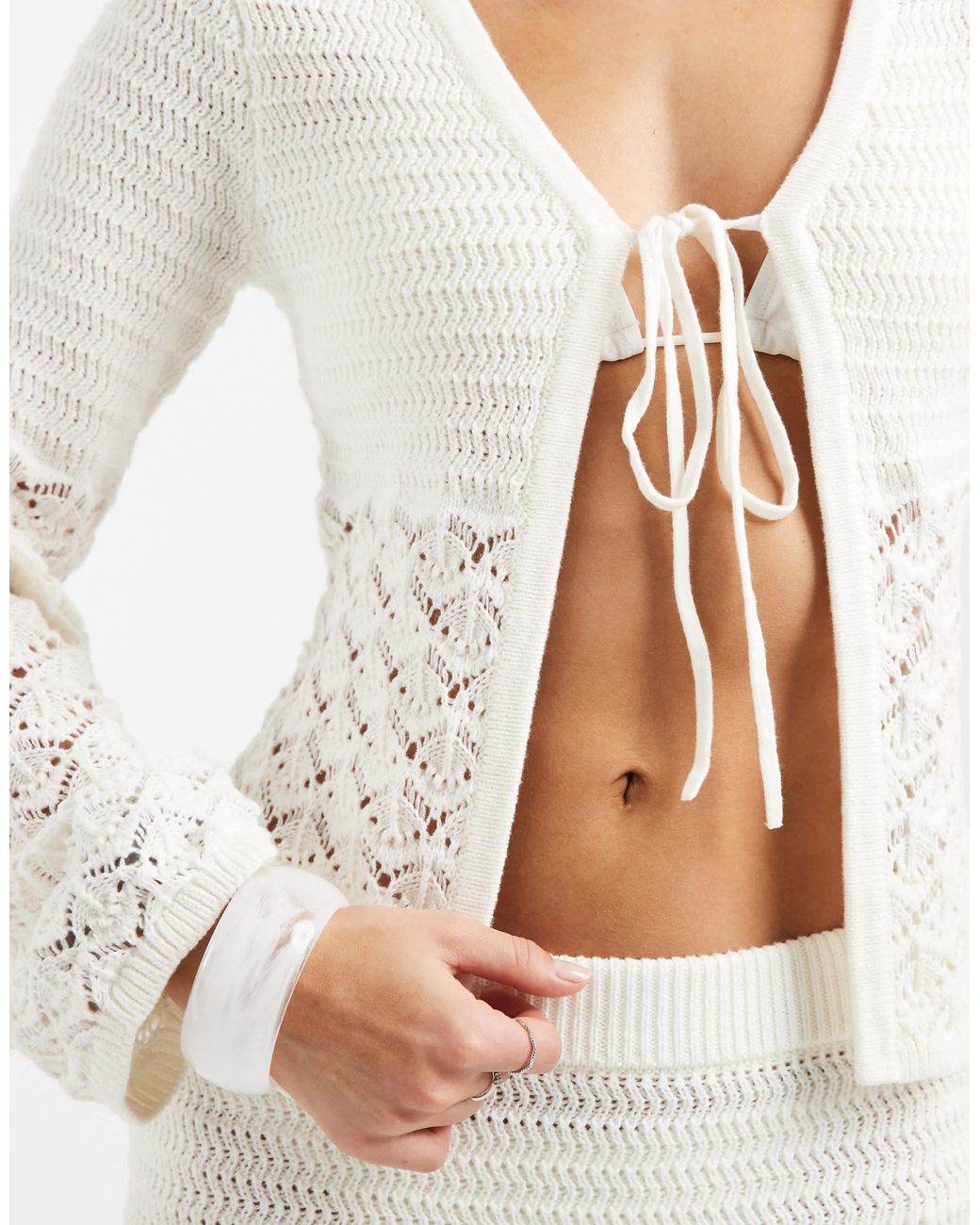 Top 4th & Reckless en coloris White