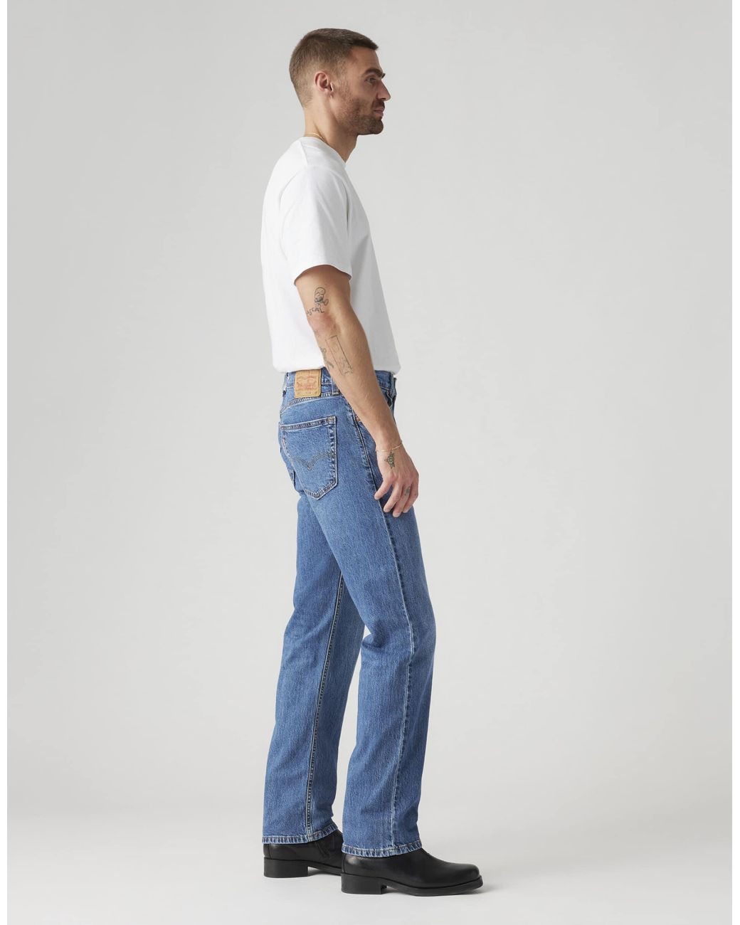 505 coupe regular moyen Levi's pour homme en coloris Blue