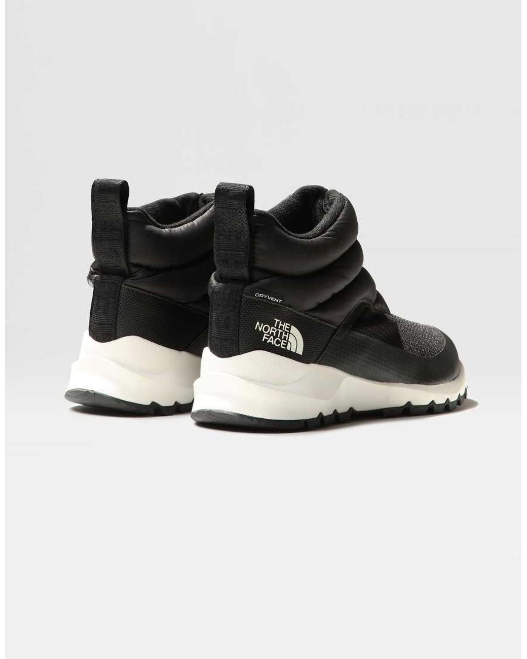 The North Face Black Thermoball Progressive Ii Waterproof Zip-Up Winter Boots